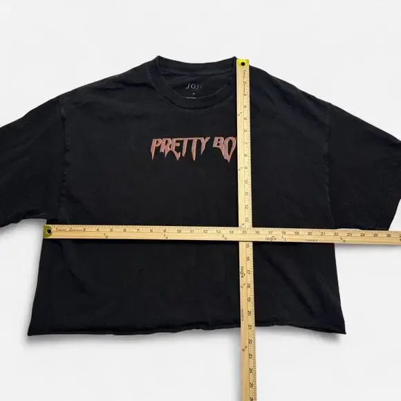 Joji Pretty Boy Graphic T Shirt Black XL Cropped Boxy Fit Streetwear - Picture 4 of 4